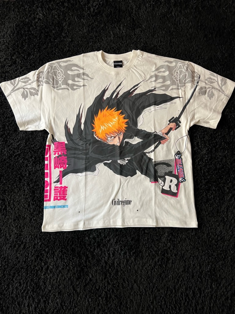 Civil Regime x Bleach White Graphic Anime Tee SOLD OUT COLLAB! 🚨🚨